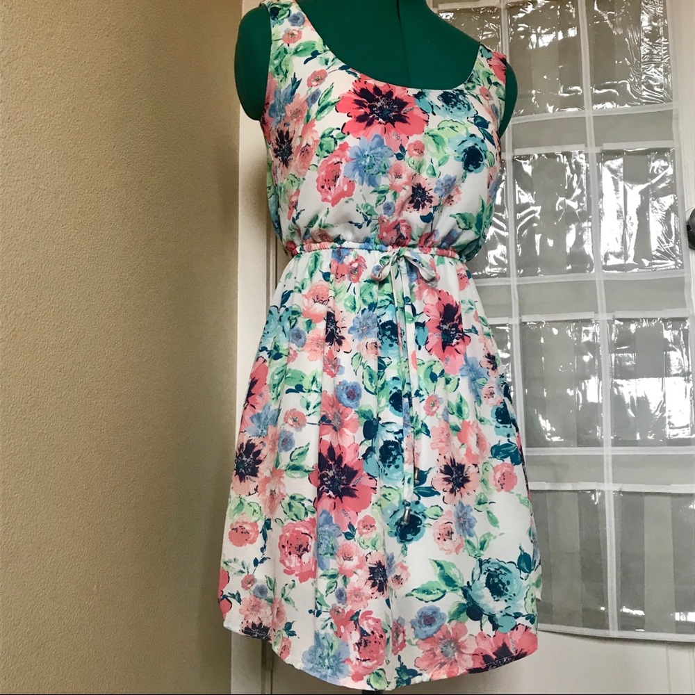 Flower Print Sun or Formal - Spring & Summer Dress